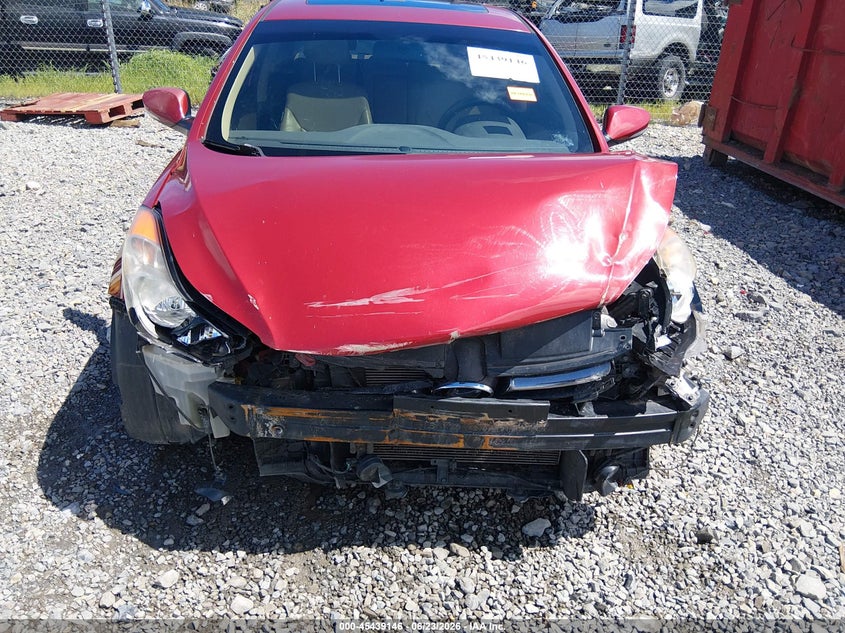 2013 Hyundai Elantra VIN KMHDH4AE5DU659813 IAAI salvage auction — FRONT END, Salvage Title, sold $350 on 2026-07-26 (photo 6)