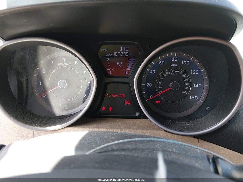 2013 Hyundai Elantra VIN KMHDH4AE5DU659813 IAAI salvage auction — FRONT END, Salvage Title, sold $350 on 2026-07-26 (photo 7)