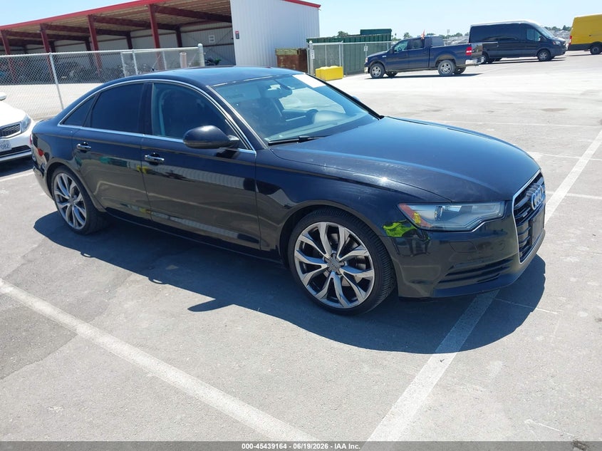 2014 Audi A6 VIN WAUGFAFC0EN078516 IAAI salvage auction — LEFT SIDE, Salvage Title, sold $1,650 on 2026-07-28 (photo 1)
