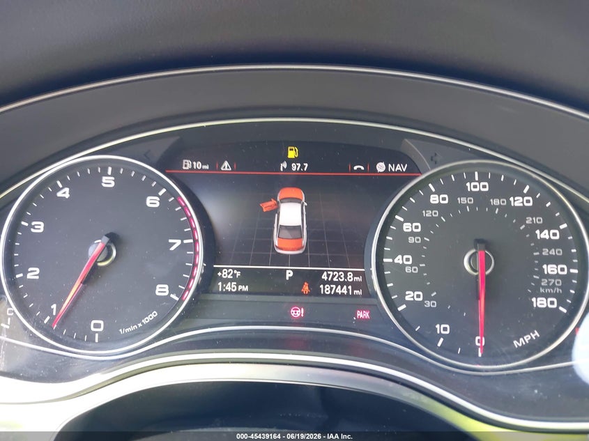 2014 Audi A6 VIN WAUGFAFC0EN078516 IAAI salvage auction — LEFT SIDE, Salvage Title, sold $1,650 on 2026-07-28 (photo 7)