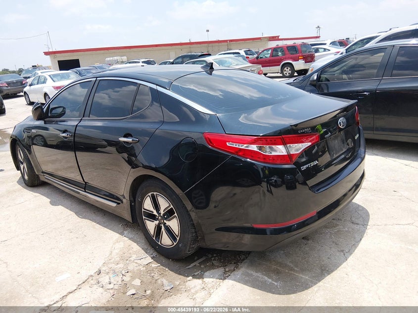 2013 Kia Optima VIN KNAGM4AD3D5052305 IAAI salvage auction — NORMAL WEAR, Original (Texas), sold $375 on 2026-07-27 (photo 3)