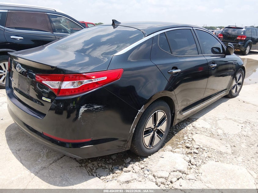2013 Kia Optima VIN KNAGM4AD3D5052305 IAAI salvage auction — NORMAL WEAR, Original (Texas), sold $375 on 2026-07-27 (photo 4)