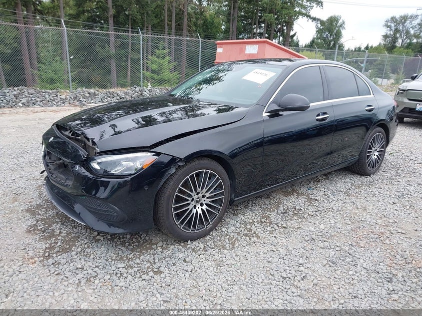 2023 Mercedes-benz C-klasse VIN W1KAF4HBXPR122330 IAAI salvage auction — FRONT END, Bill Of Sale (Washington), sold $18,300 on 2026-07-22 (photo 2)
