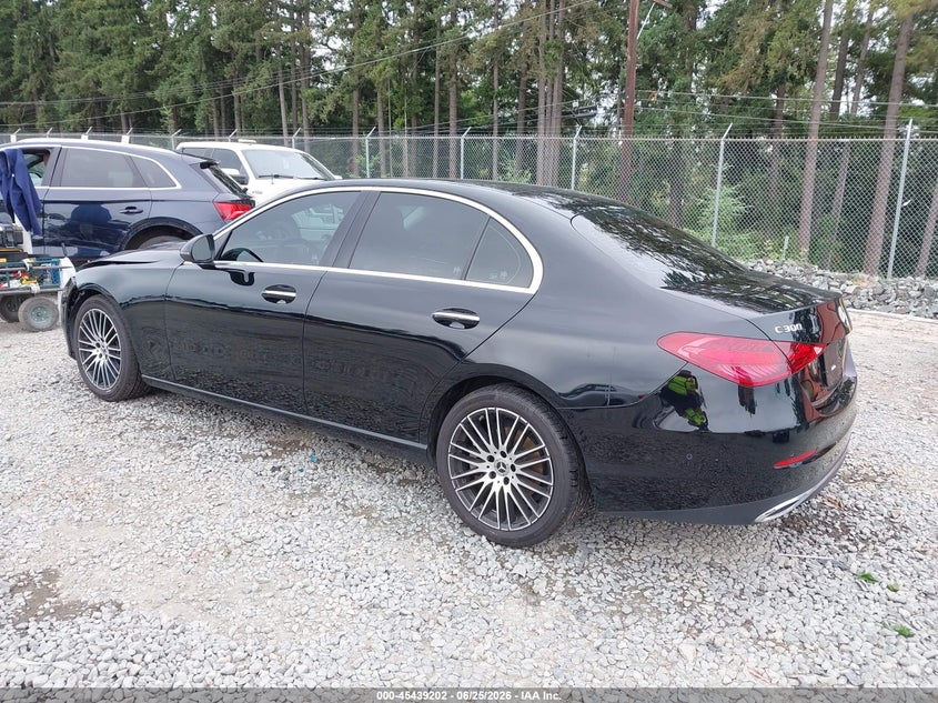2023 Mercedes-benz C-klasse VIN W1KAF4HBXPR122330 IAAI salvage auction — FRONT END, Bill Of Sale (Washington), sold $18,300 on 2026-07-22 (photo 3)