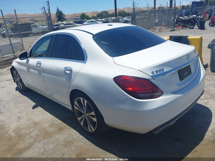 2019 Mercedes-benz C-klasse VIN 55SWF8DB3KU296010 IAAI salvage auction — FRONT END, Salvage Title, sold $9,000 on 2026-08-01 (photo 3)