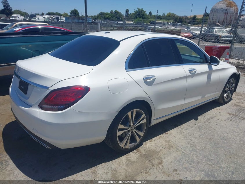 2019 Mercedes-benz C-klasse VIN 55SWF8DB3KU296010 IAAI salvage auction — FRONT END, Salvage Title, sold $9,000 on 2026-08-01 (photo 4)