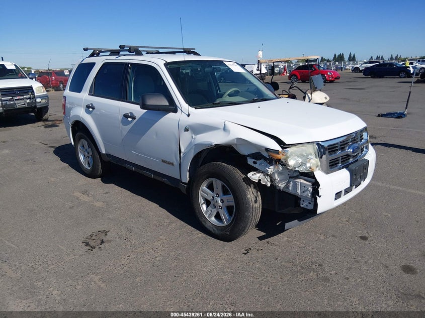 2008 Ford Escape hybrid VIN 1FMCU59H48KC32202 IAAI salvage auction — FRONT END, Salvage (California), sold $425 on 2026-07-08 (photo 1)