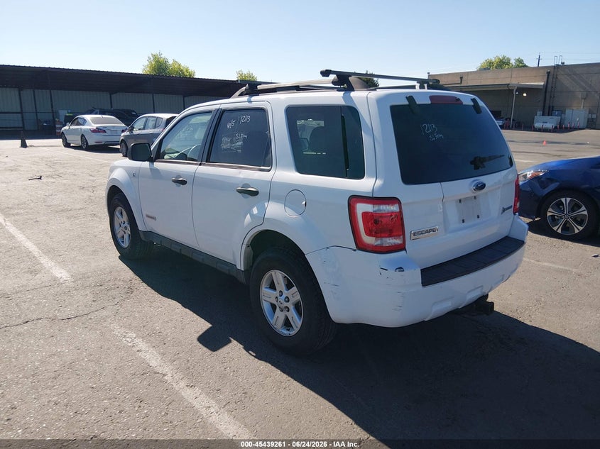 2008 Ford Escape hybrid VIN 1FMCU59H48KC32202 IAAI salvage auction — FRONT END, Salvage (California), sold $425 on 2026-07-08 (photo 3)