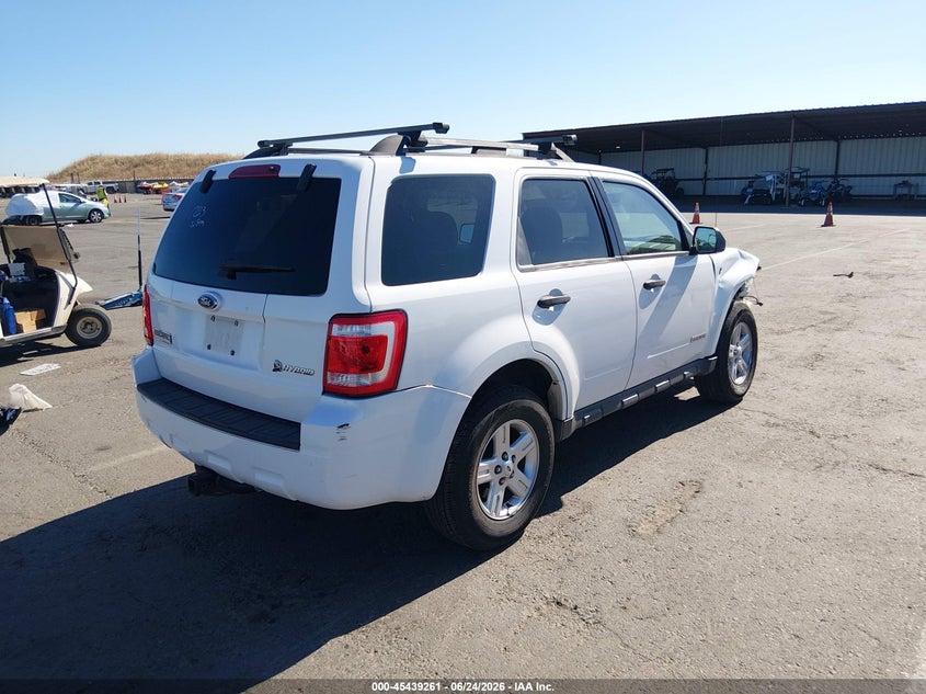 2008 Ford Escape hybrid VIN 1FMCU59H48KC32202 IAAI salvage auction — FRONT END, Salvage (California), sold $425 on 2026-07-08 (photo 4)