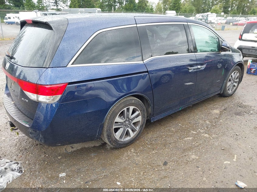 2016 Honda Odyssey VIN 5FNRL5H92GB083232 IAAI salvage auction — SIDE, Bill Of Sale (Washington), sold $4,050 on 2026-07-10 (photo 4)