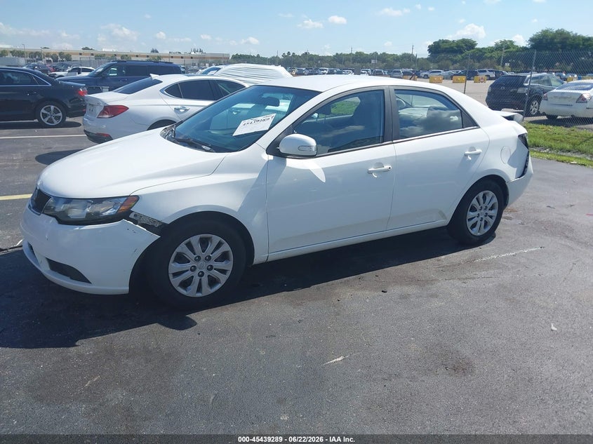 2010 Kia Forte VIN KNAFU4A22A5179438 IAAI salvage auction — FRONT & REAR, Rebuildable (Florida), sold $375 on 2026-07-09 (photo 2)