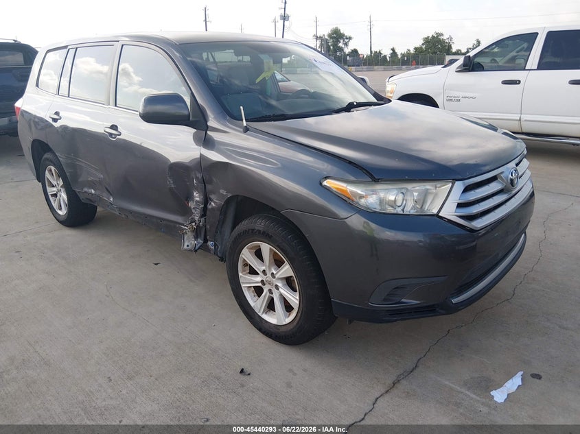2012 Toyota Highlander VIN 5TDZK3EH3CS076122 IAAI salvage auction — RIGHT SIDE, Original (Texas), sold $3,850 on 2026-07-31 (photo 1)