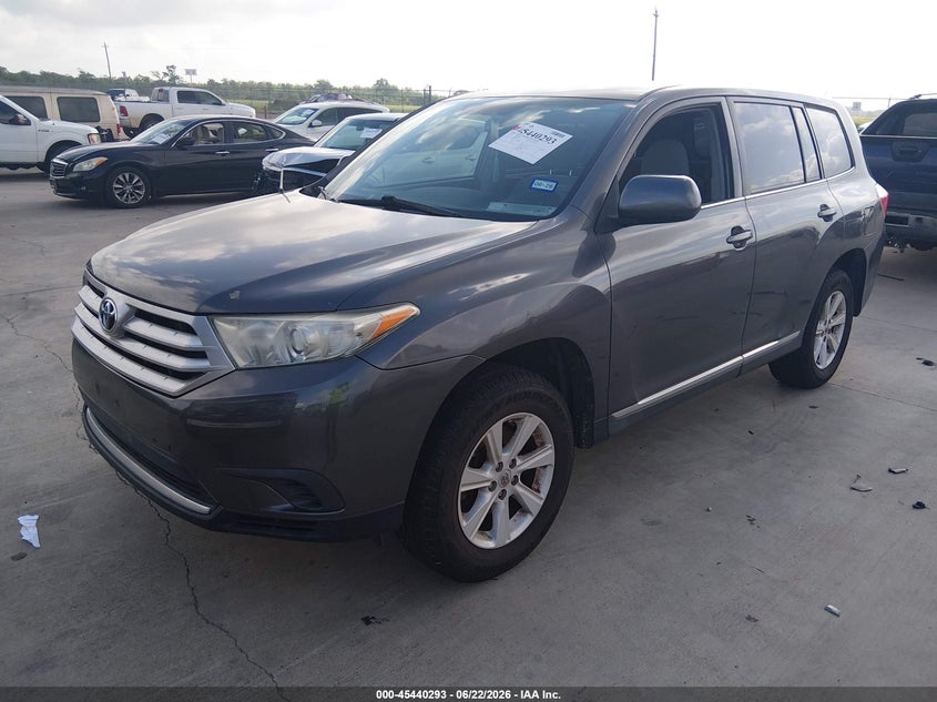 2012 Toyota Highlander VIN 5TDZK3EH3CS076122 IAAI salvage auction — RIGHT SIDE, Original (Texas), sold $3,850 on 2026-07-31 (photo 2)