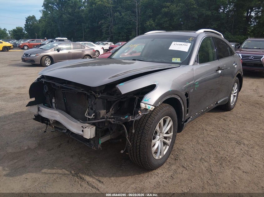 2016 Infiniti Qx70 VIN JN8CS1MW2GM750292 IAAI salvage auction — FRONT END, Salvage Title, sold $950 on 2026-07-29 (photo 6)