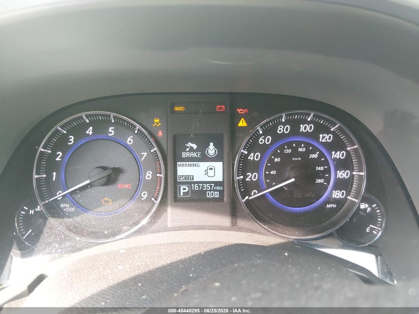 2016 Infiniti Qx70 VIN JN8CS1MW2GM750292 IAAI salvage auction — FRONT END, Salvage Title, sold $950 on 2026-07-29 (photo 7)