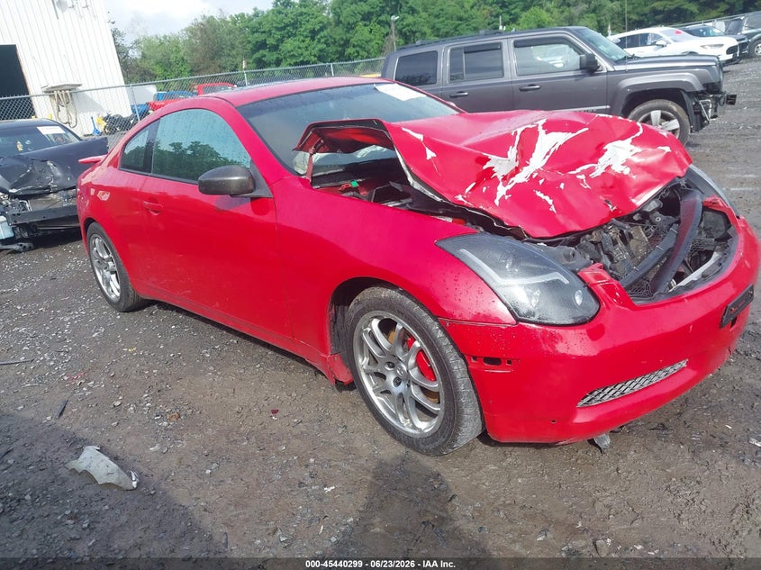 2004 Infiniti G35 VIN JNKCV54E14M828041 IAAI salvage auction — FRONT END, Mv-907A (New York), sold $375 on 2026-07-31 (photo 1)