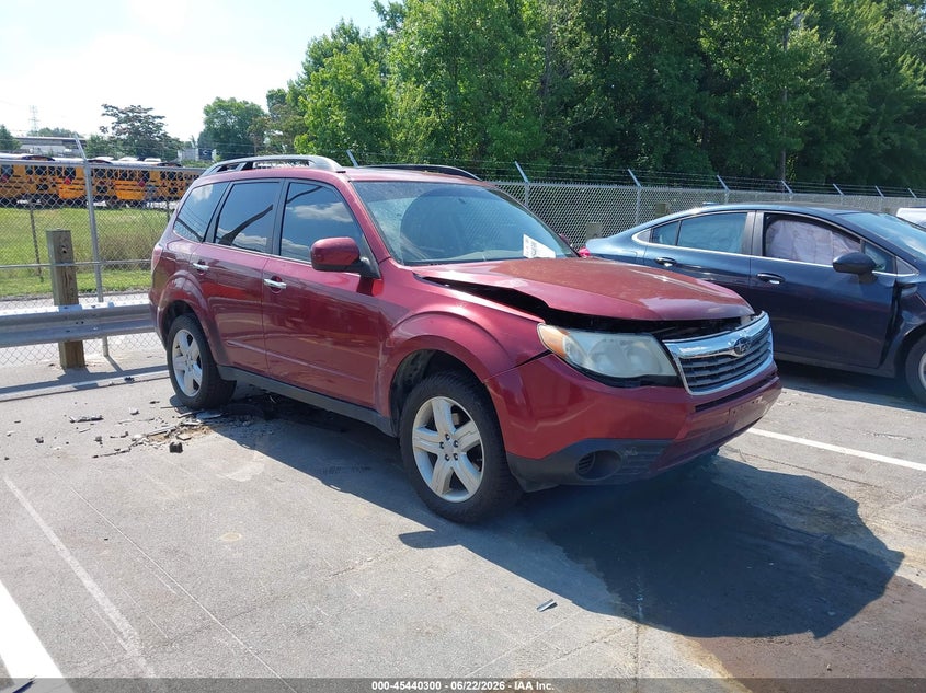2010 Subaru Forester VIN JF2SH6CC5AH906367 IAAI salvage auction — FRONT END, Salvage (North Carolina), sold $475 on 2026-07-09 (photo 1)