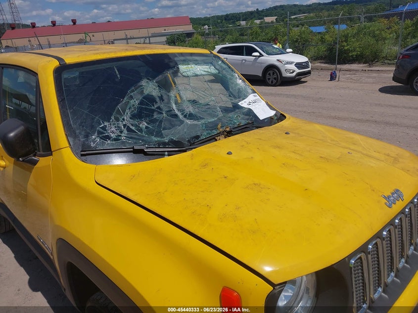 2017 Jeep Renegade VIN ZACCJBAB4HPF89064 IAAI salvage auction — FRONT END, Salvage (Pennsylvania), sold $1,050 on 2026-07-21 (photo 6)