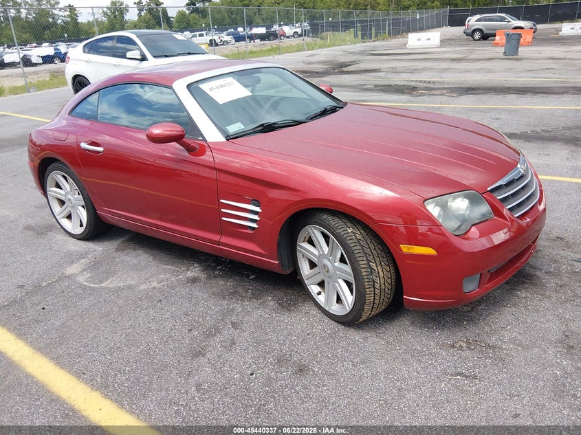 2004 Chrysler Crossfire VIN 1C3AN69L14X003173 IAAI salvage auction — NORMAL WEAR, Clear (South Carolina), sold $1,100 on 2026-07-08 (photo 1)