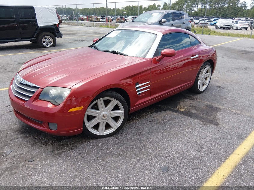 2004 Chrysler Crossfire VIN 1C3AN69L14X003173 IAAI salvage auction — NORMAL WEAR, Clear (South Carolina), sold $1,100 on 2026-07-08 (photo 2)