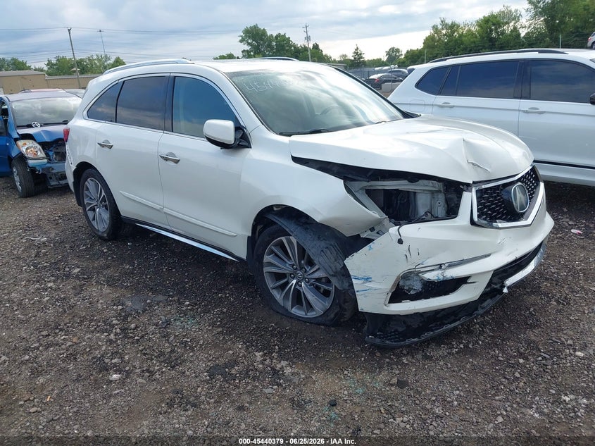 2017 Acura Mdx VIN 5J8YD4H56HL002636 IAAI salvage auction — FRONT END, Salvage Title, sold $2,100 on 2026-07-18 (photo 1)