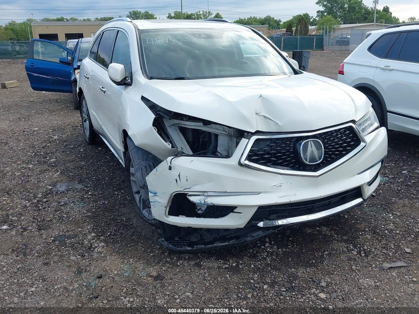 2017 Acura Mdx VIN 5J8YD4H56HL002636 IAAI salvage auction — FRONT END, Salvage Title, sold $2,100 on 2026-07-18 (photo 6)