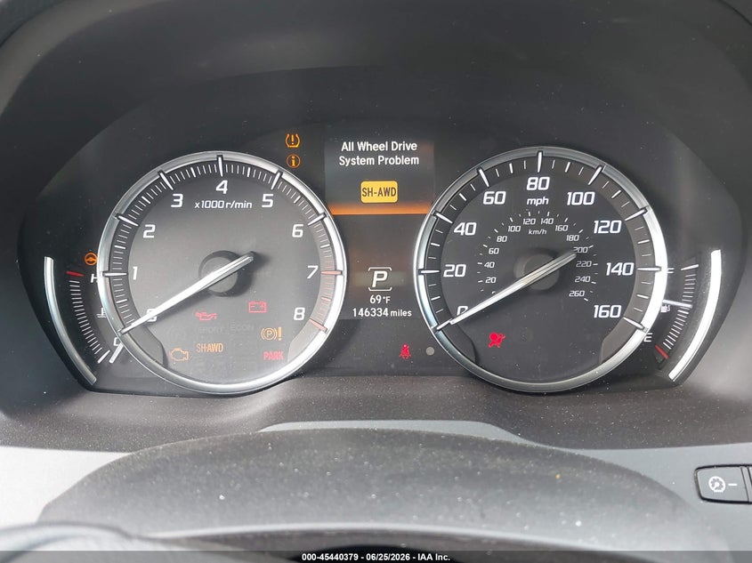 2017 Acura Mdx VIN 5J8YD4H56HL002636 IAAI salvage auction — FRONT END, Salvage Title, sold $2,100 on 2026-07-18 (photo 7)