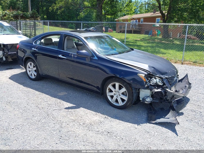 2008 Lexus ES VIN JTHBJ46GX82219645 IAAI salvage auction — FRONT END, Clear (Virginia), sold $475 on 2026-07-29 (photo 1)