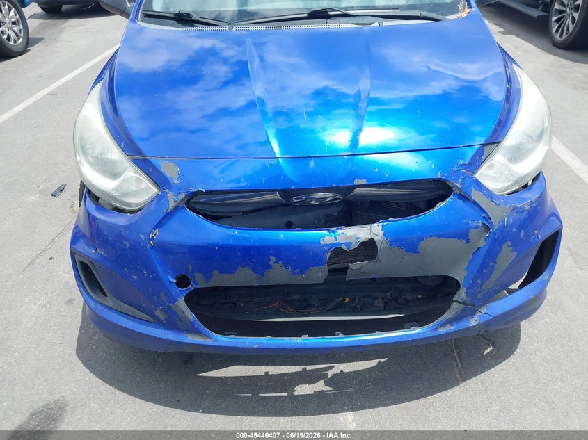 2014 Hyundai Accent VIN KMHCT4AE1EU733675 IAAI salvage auction — NORMAL WEAR, Clear (North Carolina), sold $425 on 2026-07-08 (photo 6)