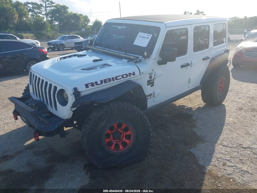 2021 Jeep Wrangler / VIN 1C4HJXFG4MW677651 IAAI salvage auction — FRONT END, Rebuildable (Florida), sold $10,800 on 2026-07-10 (photo 2)