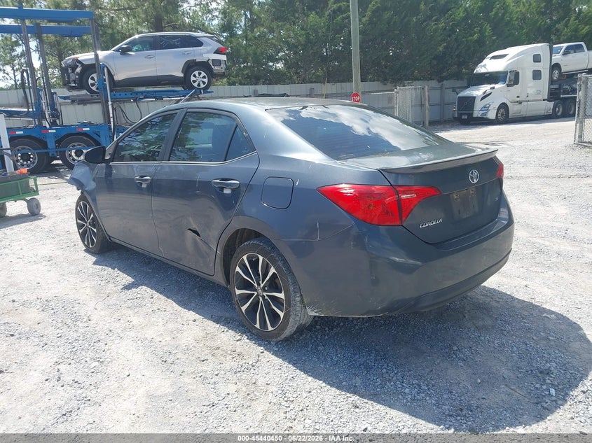 2017 Toyota Corolla VIN 5YFBURHEXHP669749 IAAI salvage auction — LEFT FRONT, Rebuildable (Florida), sold $3,100 on 2026-07-23 (photo 3)
