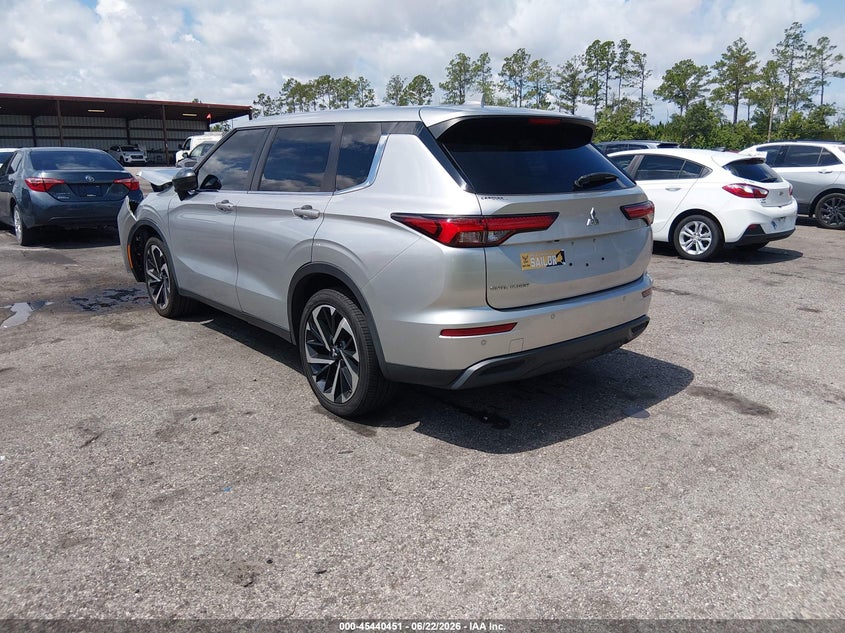 2022 Mitsubishi Outlander VIN JA4J3TA87NZ073333 IAAI salvage auction — FRONT END, Salvage Title, sold $6,500 on 2026-07-28 (photo 3)