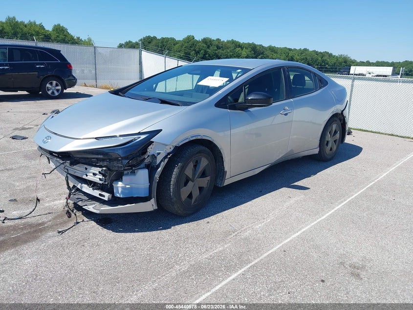 2024 Toyota Prius VIN JTDACAAU4R3022663 IAAI salvage auction — FRONT END, Salvage (Indiana), sold $8,100 on 2026-07-30 (photo 2)