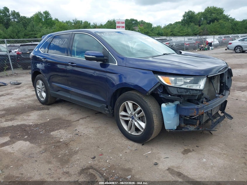 2016 Ford Edge VIN 2FMPK4J98GBB57065 IAAI salvage auction — FRONT END, Clear (Indiana), sold $1,750 on 2026-07-29 (photo 1)
