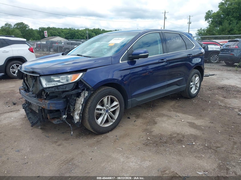 2016 Ford Edge VIN 2FMPK4J98GBB57065 IAAI salvage auction — FRONT END, Clear (Indiana), sold $1,750 on 2026-07-29 (photo 2)