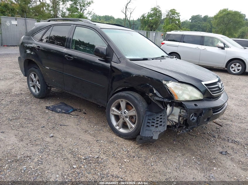 2007 Lexus Rx VIN JTJHW31U072033483 IAAI salvage auction — LEFT & RIGHT, Clear (Virginia), sold $550 on 2026-07-14 (photo 1)
