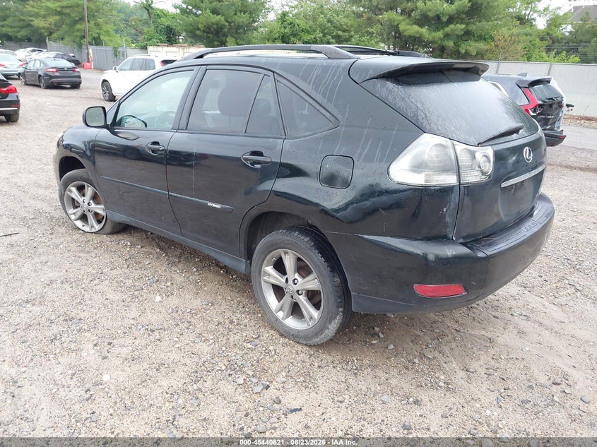 2007 Lexus Rx VIN JTJHW31U072033483 IAAI salvage auction — LEFT & RIGHT, Clear (Virginia), sold $550 on 2026-07-14 (photo 3)