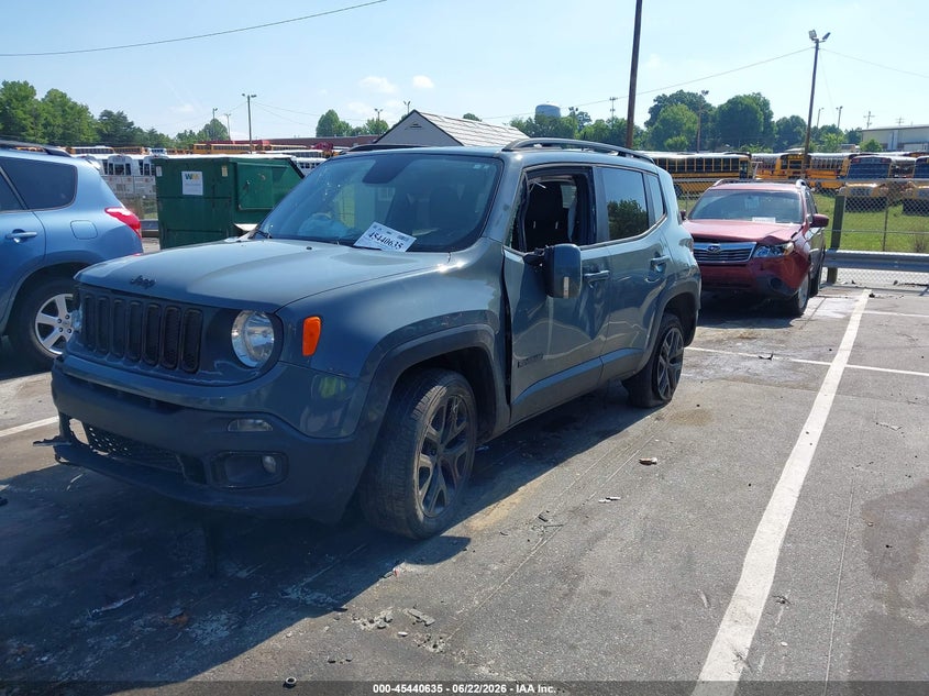 2018 Jeep Renegade VIN ZACCJBBB3JPH37466 IAAI salvage auction — RIGHT FRONT, Salvage (North Carolina), sold $775 on 2026-07-30 (photo 2)