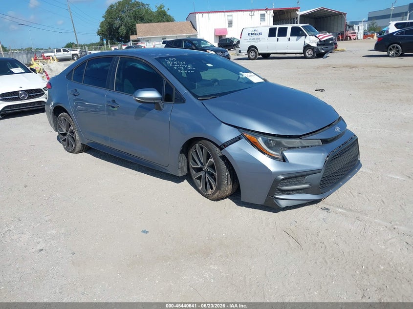 2020 Toyota Corolla VIN 5YFS4RCE8LP046517 IAAI salvage auction — BIOHAZARD/CHEMICAL, Rebuildable (Florida), sold $1,650 on 2026-07-10 (photo 1)