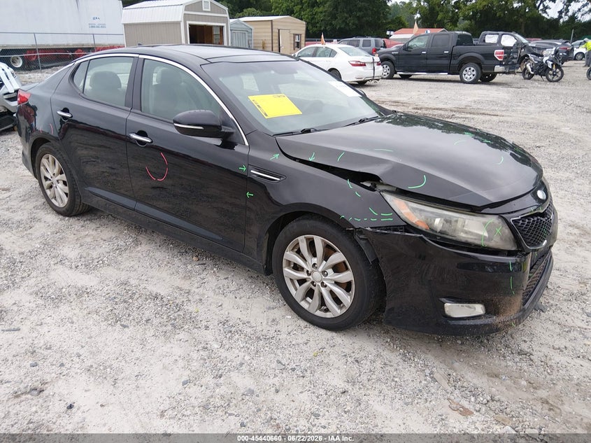 2014 Kia Optima VIN 5XXGN4A71EG307492 IAAI salvage auction — FRONT END, Salvage (Georgia), sold $700 on 2026-07-17 (photo 1)
