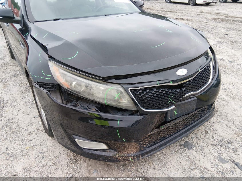 2014 Kia Optima VIN 5XXGN4A71EG307492 IAAI salvage auction — FRONT END, Salvage (Georgia), sold $700 on 2026-07-17 (photo 6)