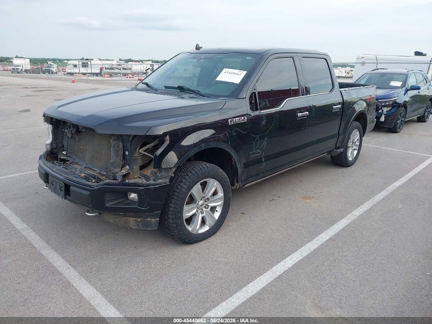 2018 Ford F-150 VIN 1FTEW1EG7JFD28353 IAAI salvage auction — FRONT END, Salvage Title, sold $8,000 on 2026-08-01 (photo 2)