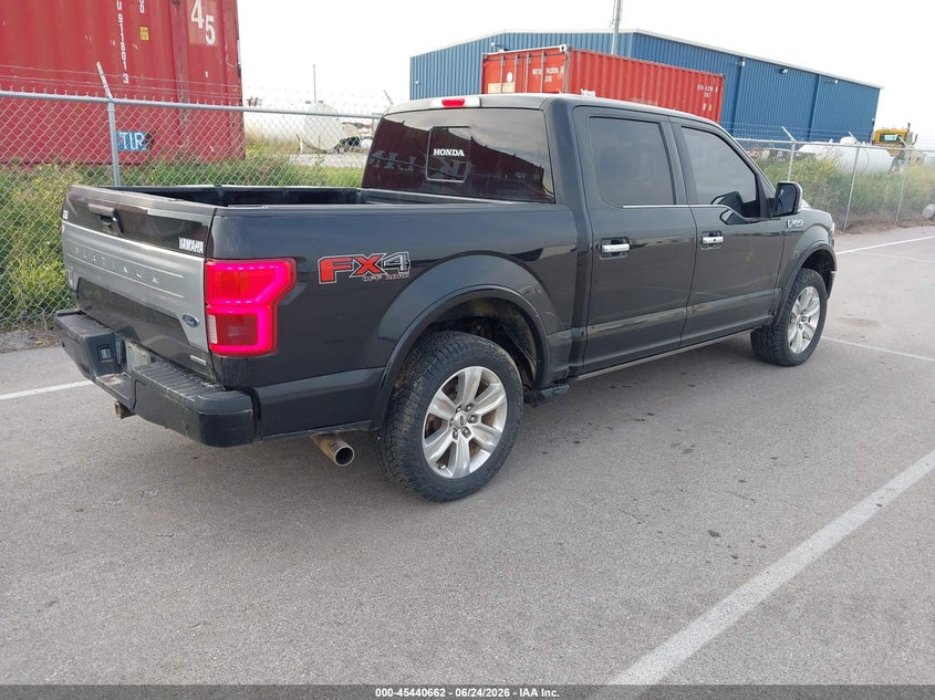 2018 Ford F-150 VIN 1FTEW1EG7JFD28353 IAAI salvage auction — FRONT END, Salvage Title, sold $8,000 on 2026-08-01 (photo 4)