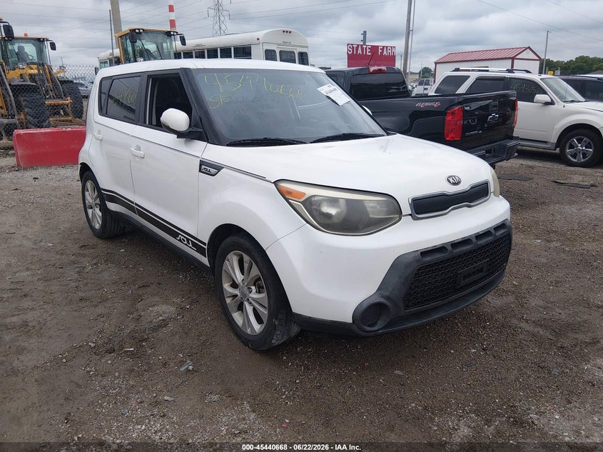 2014 Kia Soul VIN KNDJP3A58E7746156 IAAI salvage auction — THEFT, Salvage (Indiana), sold $600 on 2026-07-24 (photo 1)