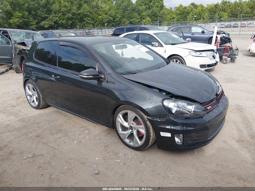 2012 Volkswagen Gti VIN WVWED7AJ5CW311371 IAAI salvage auction — FRONT END, Clear (Tennessee), sold $1,300 on 2026-07-22 (photo 1)