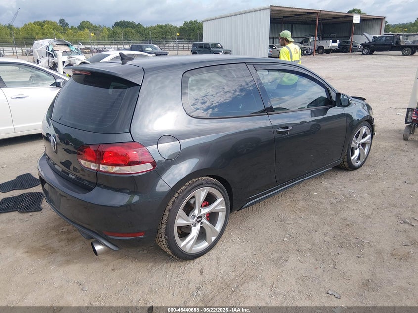 2012 Volkswagen Gti VIN WVWED7AJ5CW311371 IAAI salvage auction — FRONT END, Clear (Tennessee), sold $1,300 on 2026-07-22 (photo 4)