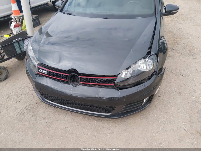 2012 Volkswagen Gti VIN WVWED7AJ5CW311371 IAAI salvage auction — FRONT END, Clear (Tennessee), sold $1,300 on 2026-07-22 (photo 6)