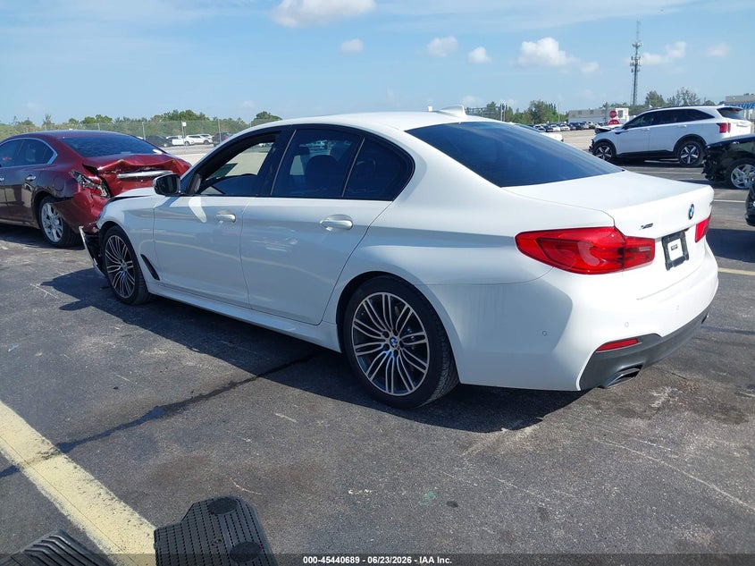 2019 BMW 5er VIN WBAJE7C55KWW14917 IAAI salvage auction — FRONT END, Rebuildable (Florida), sold $12,100 on 2026-07-30 (photo 3)