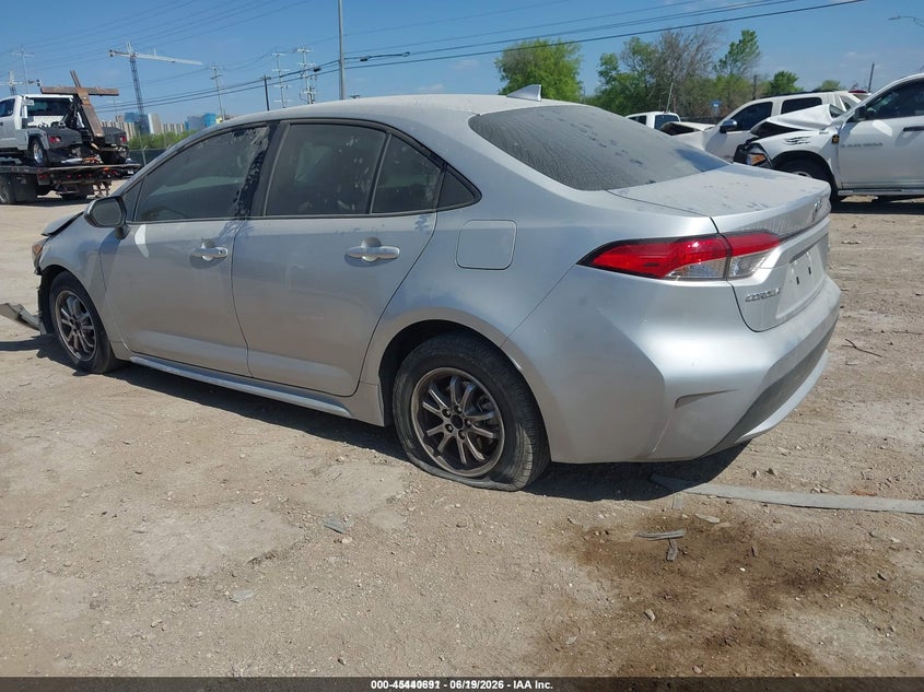 2022 Toyota Corolla VIN JTDEAMDE0NJ038846 IAAI salvage auction — FRONT END, Original (Texas), sold $3,100 on 2026-07-29 (photo 3)