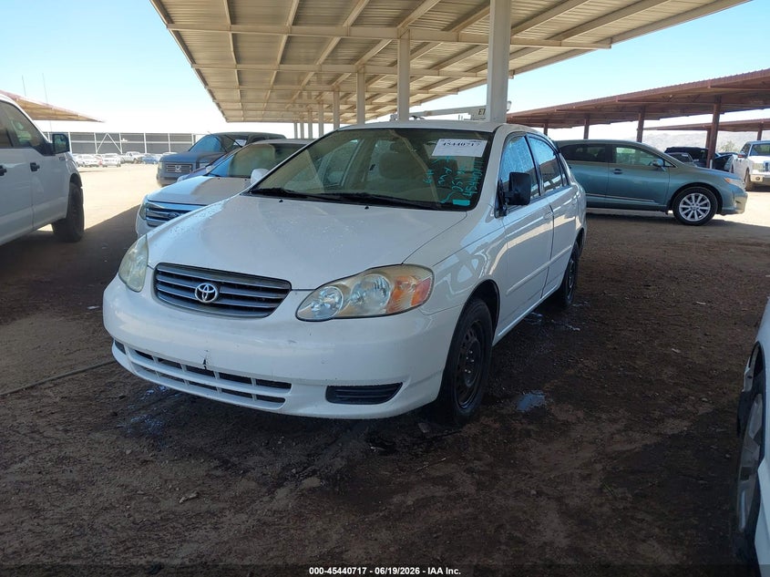 2003 Toyota Corolla VIN JTDBR32E830051243 IAAI salvage auction — NORMAL WEAR, Clear (Arizona), sold $125 on 2026-07-21 (photo 2)